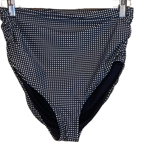 Albion Ruched High Waisted bikini bottom - Picture 1 of 4